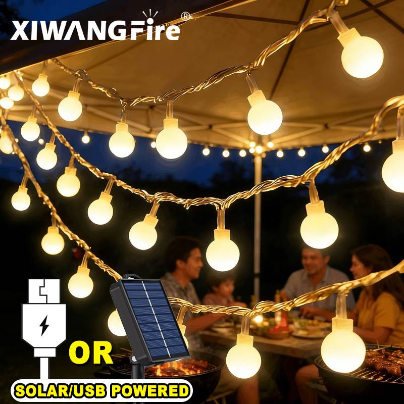 Outdoor Lighting Effects - Светодиодные гирлянды 3-10 м на солнечных