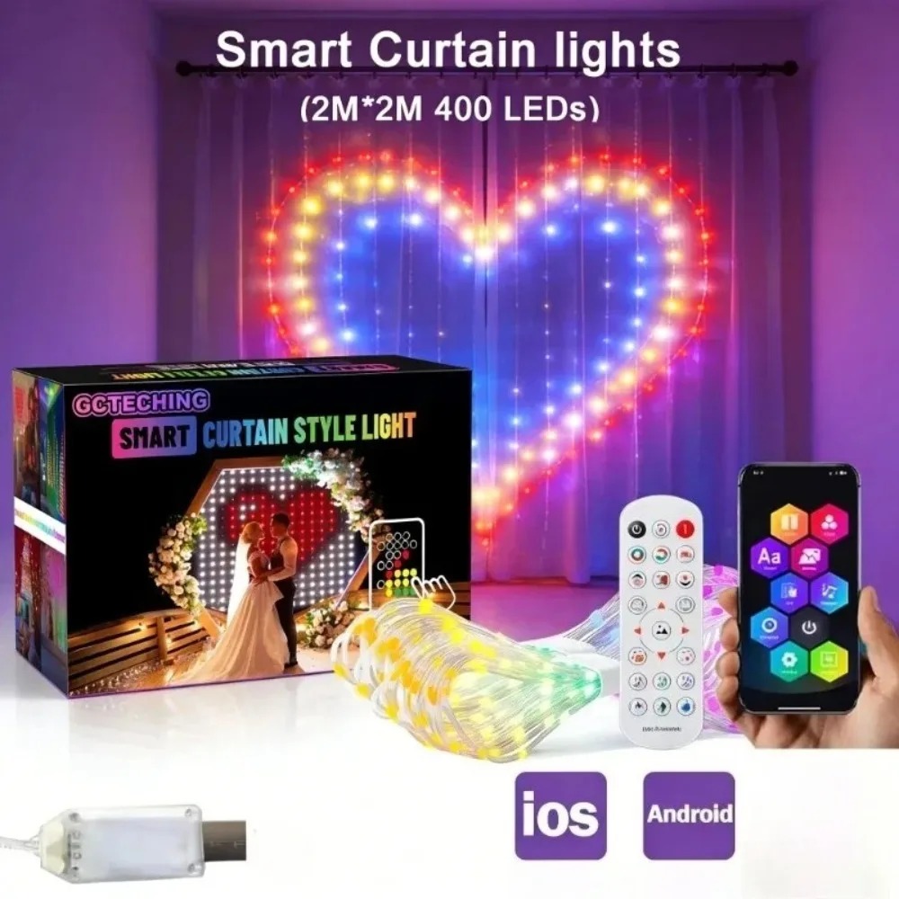 Outdoor Lighting Decoration - Уличные светодиодные пиксельные занавесы с управлением