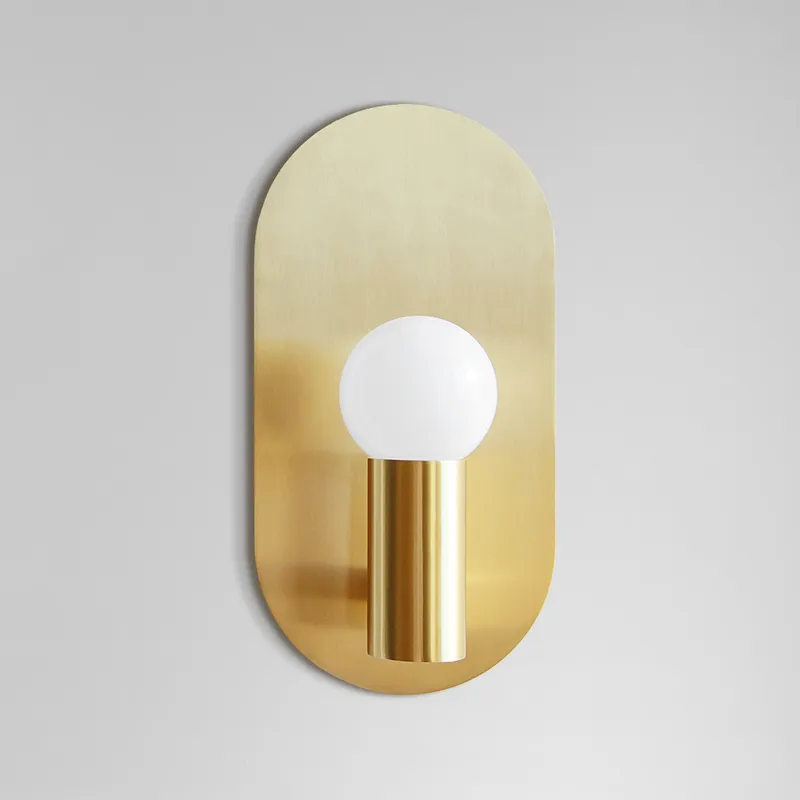 Outdoor Lighting Brass - Скандинавский креативный настенный светильник для отелей,
