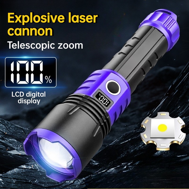 Outdoor Lighting For Camping - Многофункциональный мощный светодиодный фонарь с USB-зарядкой,
