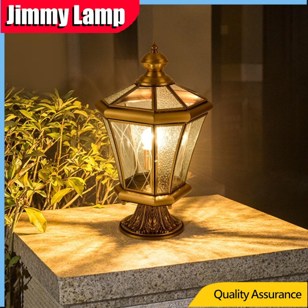 Outdoor Lighting Brass - Европейский стиль, уличный водонепроницаемый газон, латунное