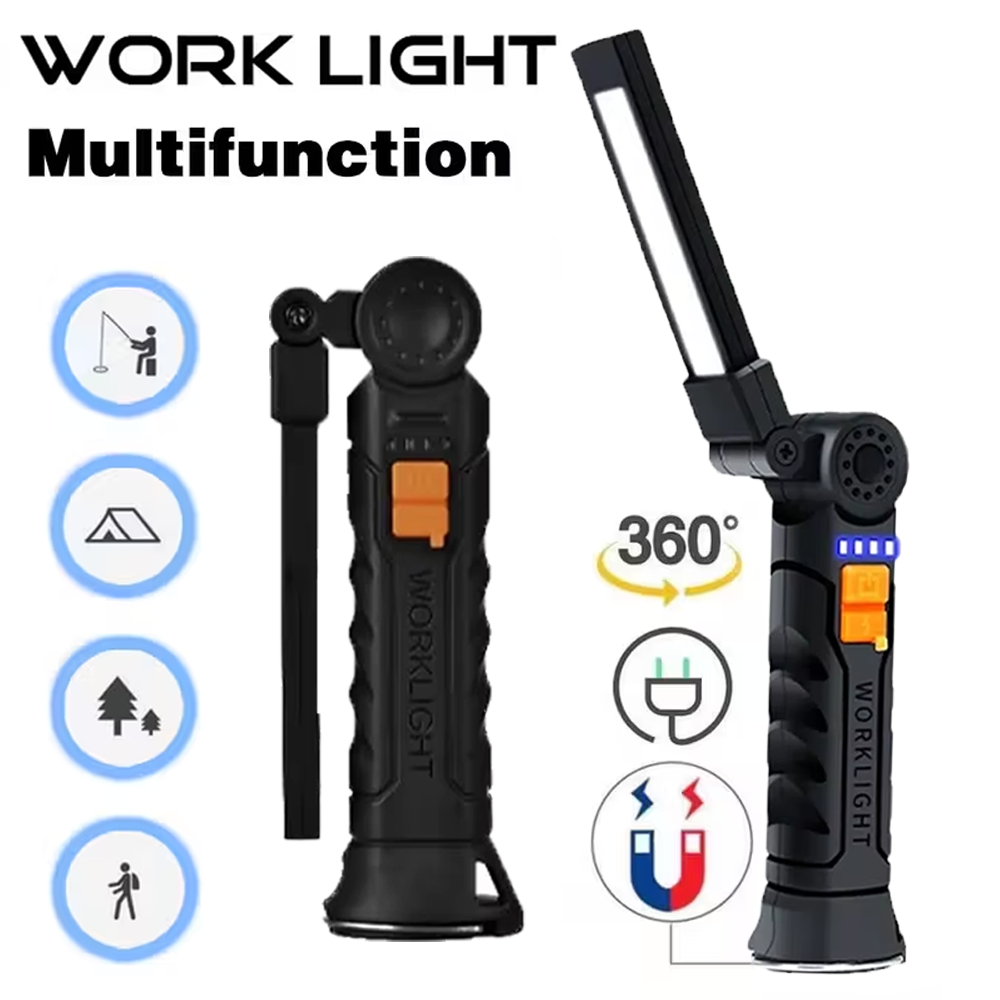 Outdoor Lighting Unit - Портативный светодиодный фонарик COB, перезаряжаемый через