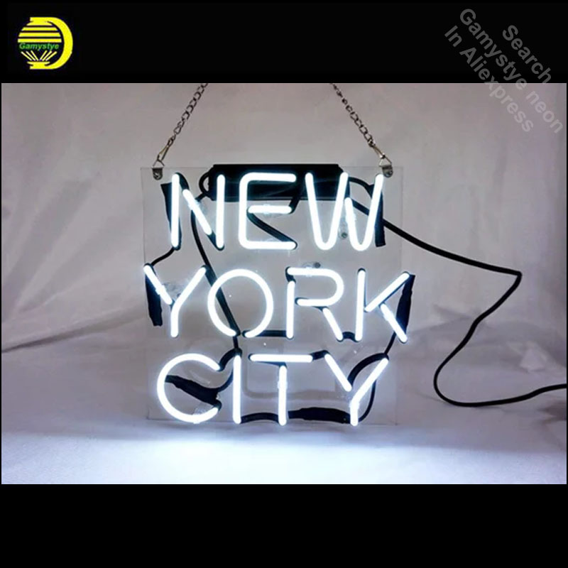 Outdoor Lighting New York - Нью-Йоркский город, неоновая вывеска, украшение окна,