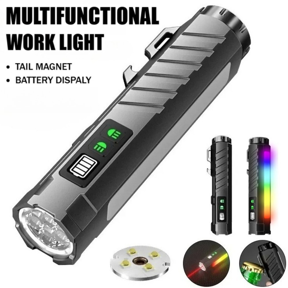 Outdoor Lighting Unit - Многофункциональный мощный светодиодный фонарь с перезаряжаемой
