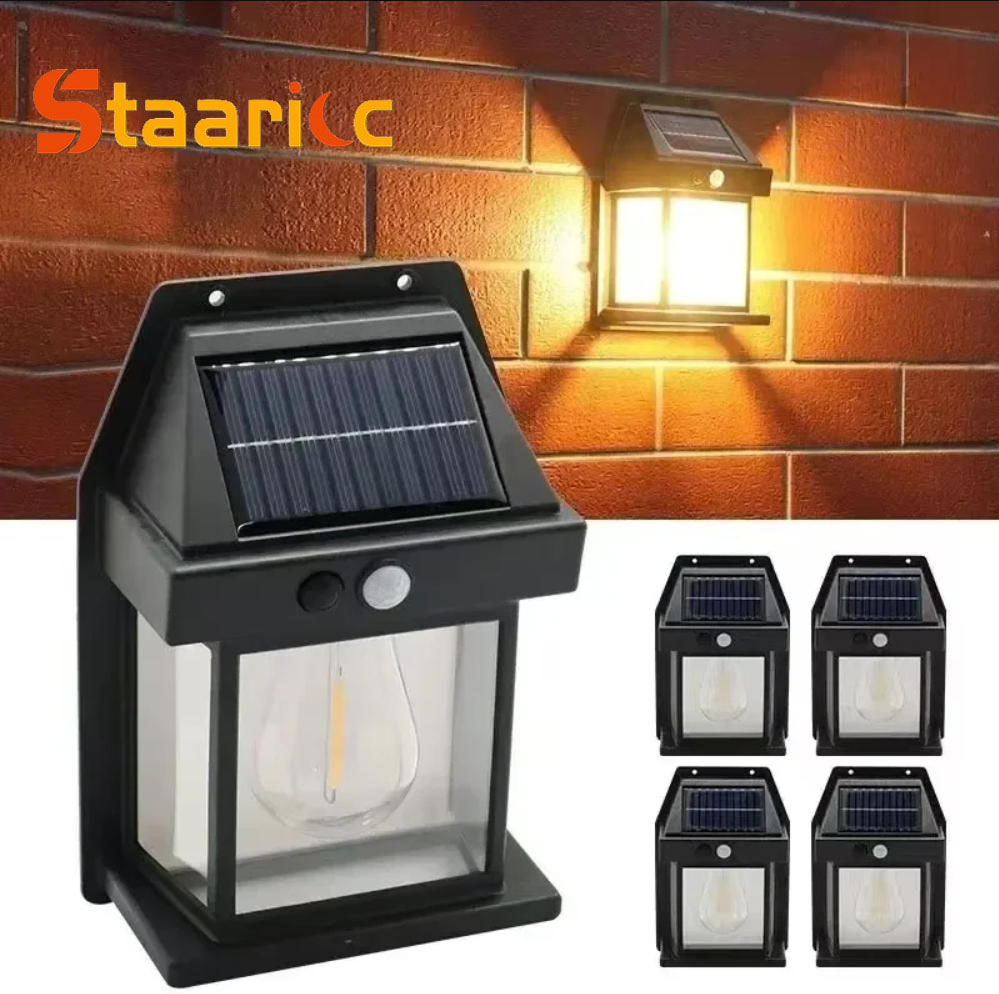 Outdoor Lighting Lux - Уличный солнечный настенный светильник с датчиком