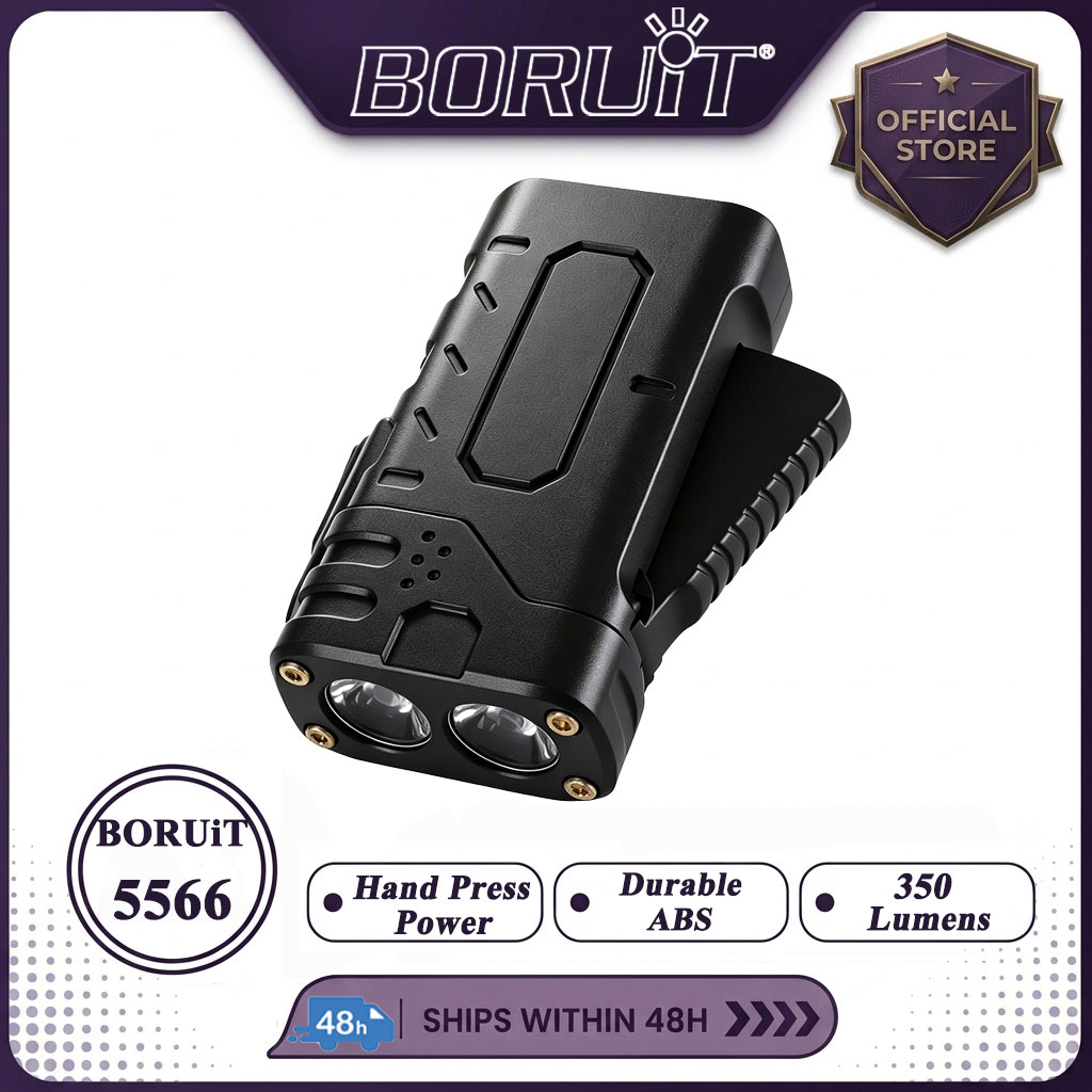 Outdoor Lighting Permanent - BORUIiT Ручной фонарь EDC с LED-подсветкой,