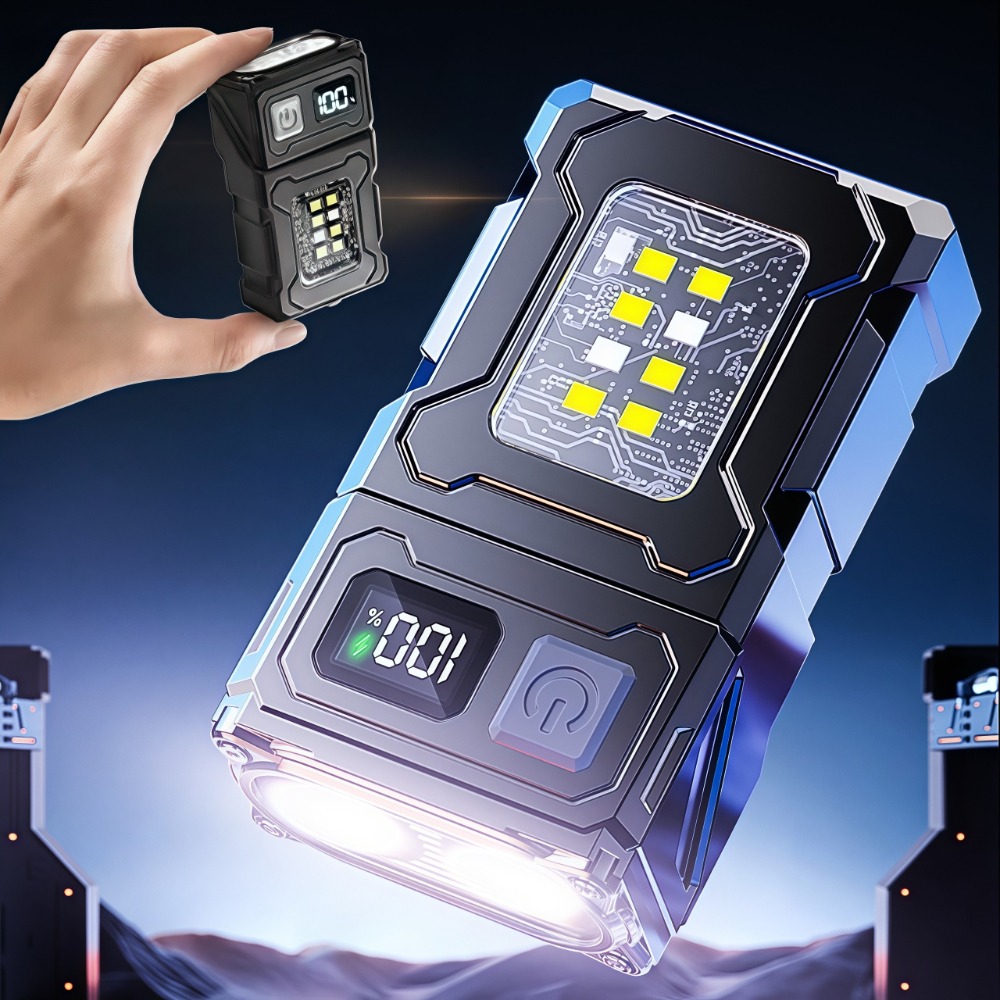 Outdoor Lighting For Camping - Перезаряжаемый мини-фонарик LED с магнитным креплением,
