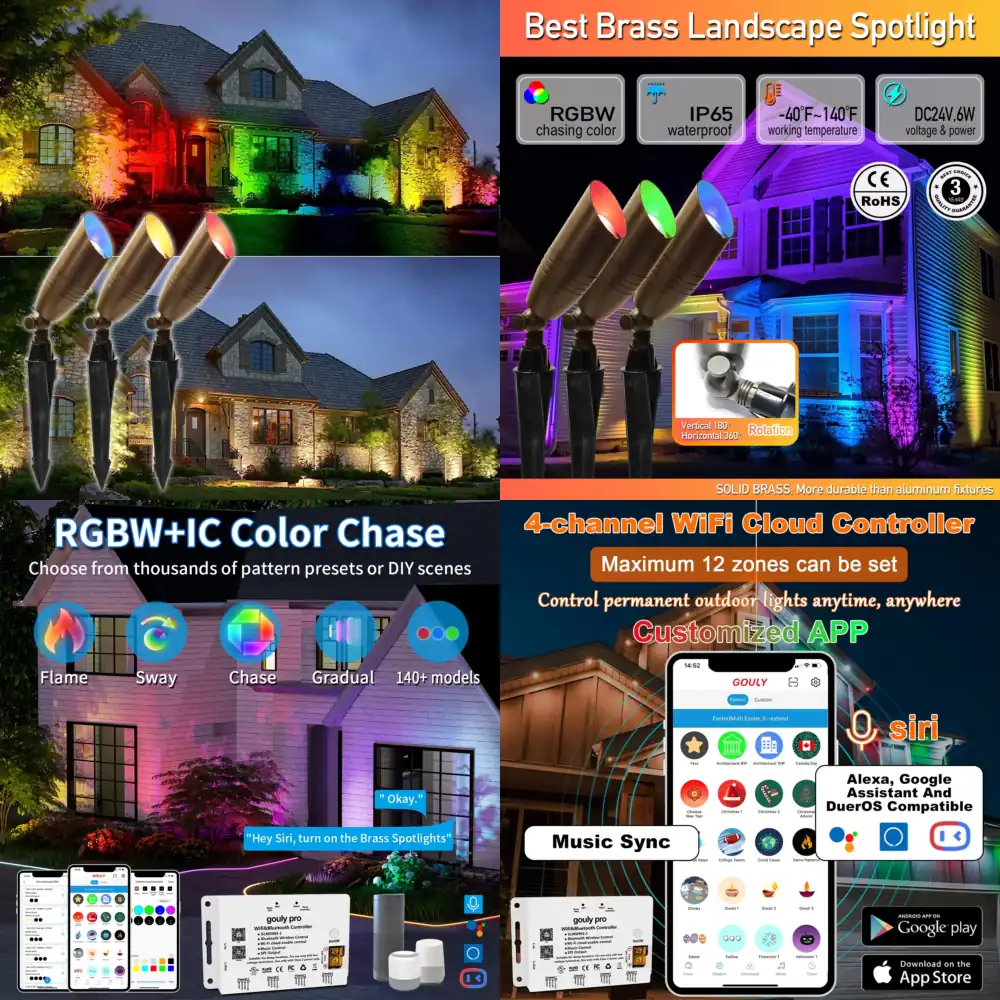 Outdoor Lighting Brass - Уличный ландшафтный светильник из латуни IP65