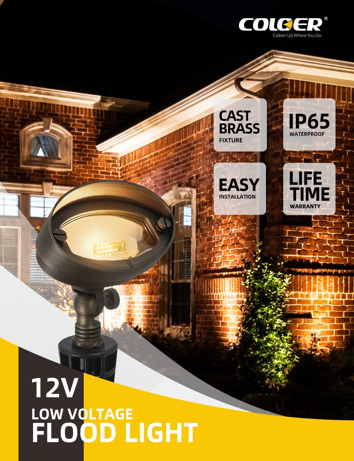 Набор из 6 уличных ландшафтных – обзор и цена Outdoor Lighting Brass