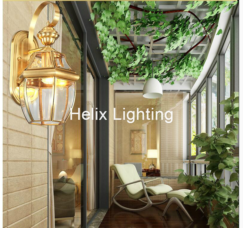 Бесплатная доставка, античная  – обзор и цена Outdoor Lighting Brass