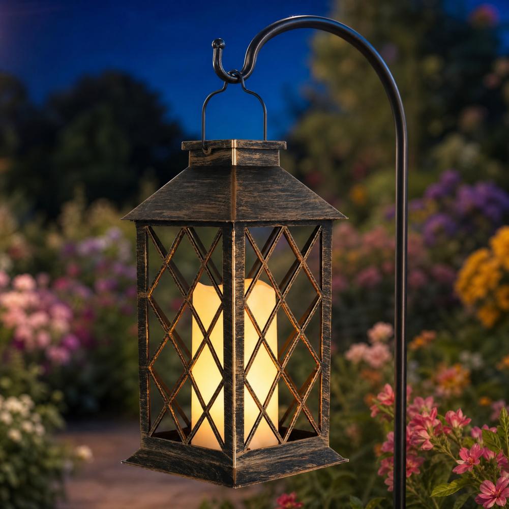 Ретро-фонарь на солнечных бата – обзор и цена Outdoor Lighting Decoration