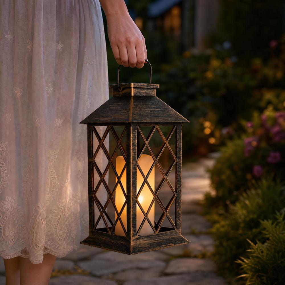 Ретро-фонарь на солнечных бата – обзор и цена Outdoor Lighting Decoration
