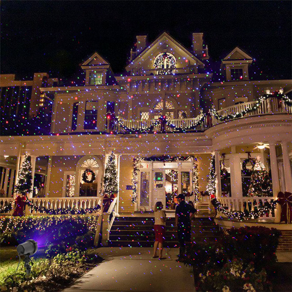 Рождественский лазерный светил – обзор и цена Xmas Outdoor Lighting Decorations