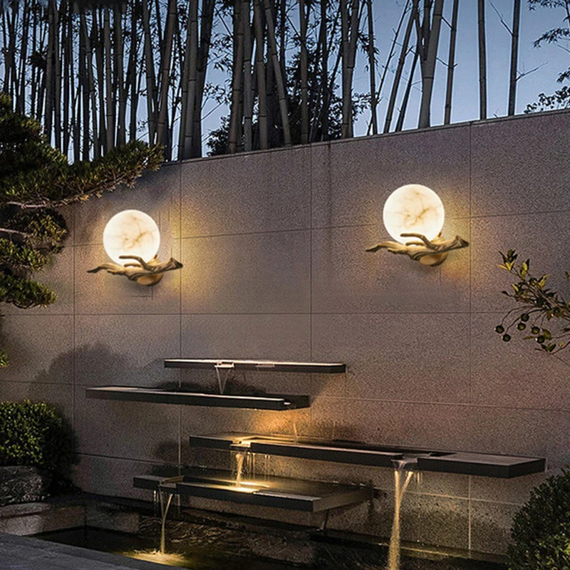 Итальянский мраморный настенны – обзор и цена Outdoor Lighting Brass