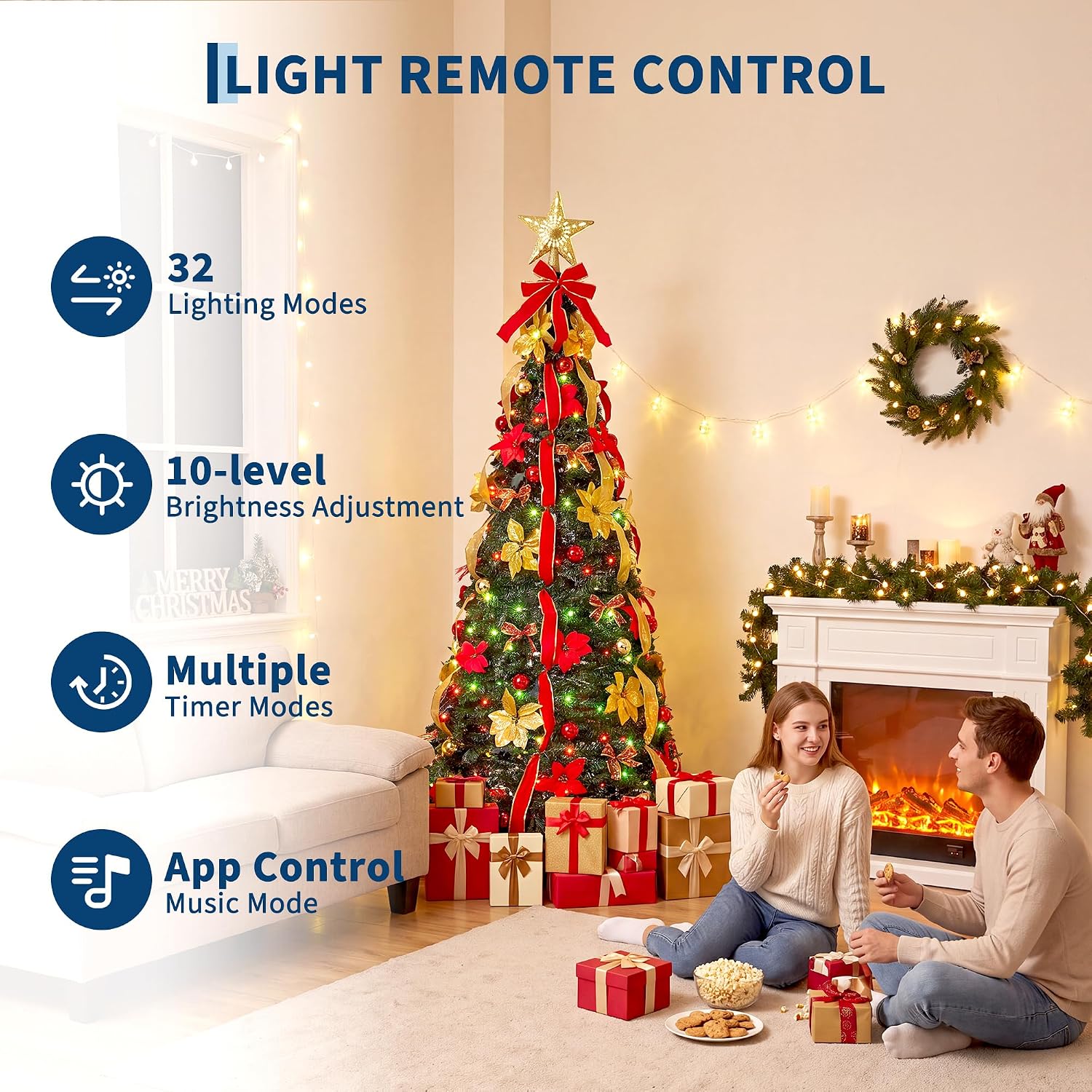 Искусственная рождественская е – обзор и цена Xmas Outdoor Lighting Decorations