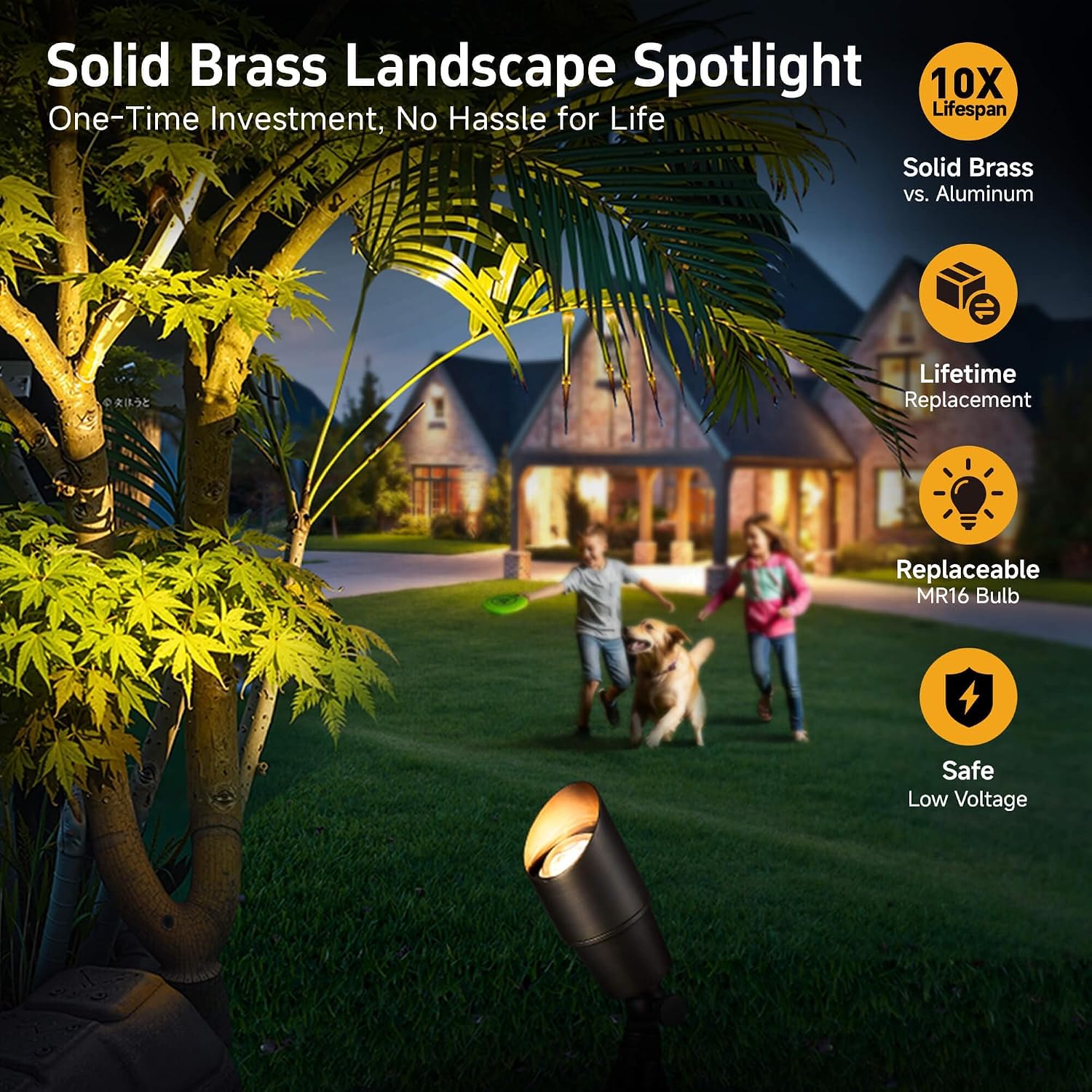 Латунные ландшафтные светильни – обзор и цена Outdoor Lighting Brass