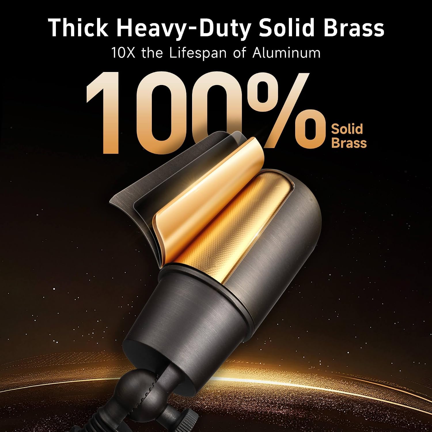 Латунные ландшафтные светильни – обзор и цена Outdoor Lighting Brass